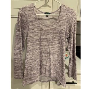 Heathered Purple Long Sleeve